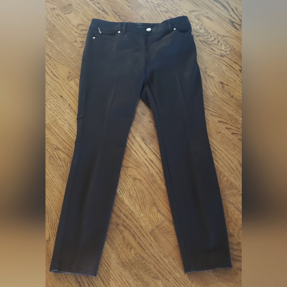 White House Black Market Ponte Skinny Pants Black Size 4/27